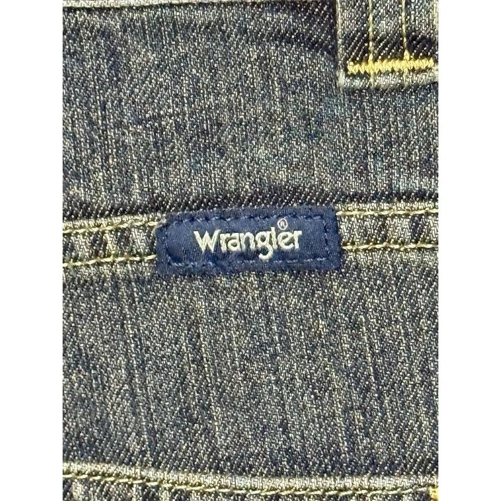 Wrangler Five Star Boys Jeans 14 Regular Straight Dark Wash Adjustable NWT